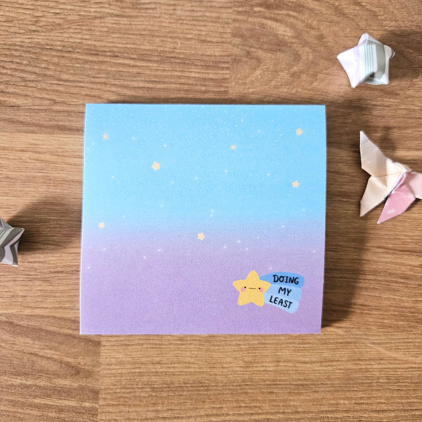 Doing My Least Shooting Star Sticky Notes
