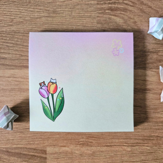 SUMMER SPECIAL: Petal Pals Tulips Sticky Notes