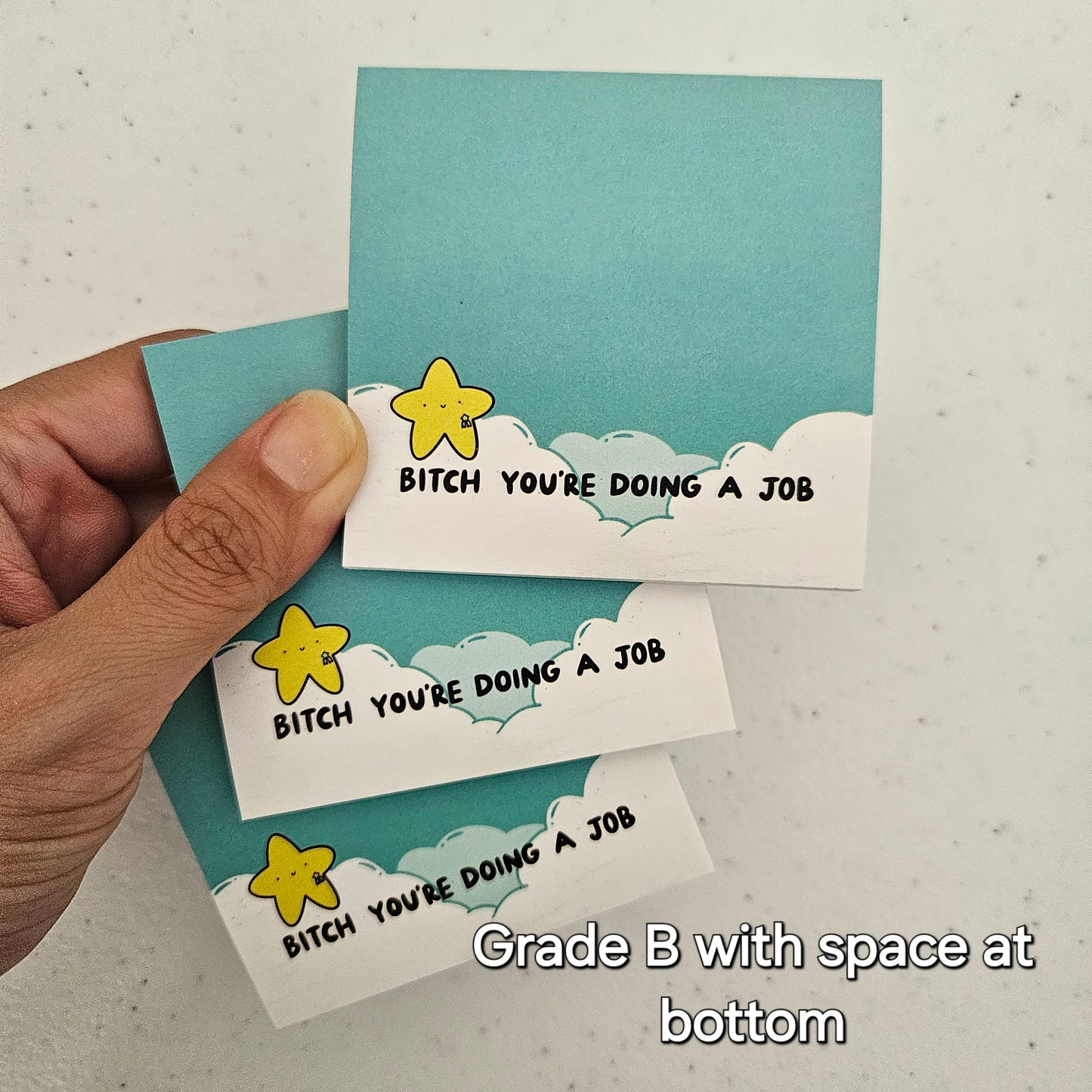 Bitch You're Doing a Job Sticky Notes