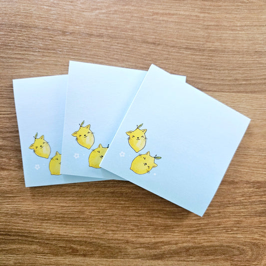 Lemon Kitties Sticky Notes