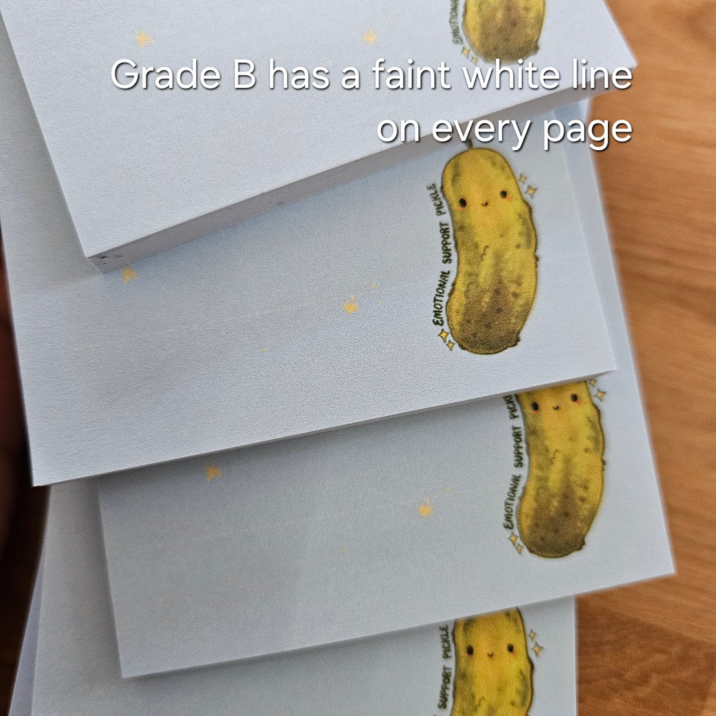 Emotional Support Pickle Sticky Notes