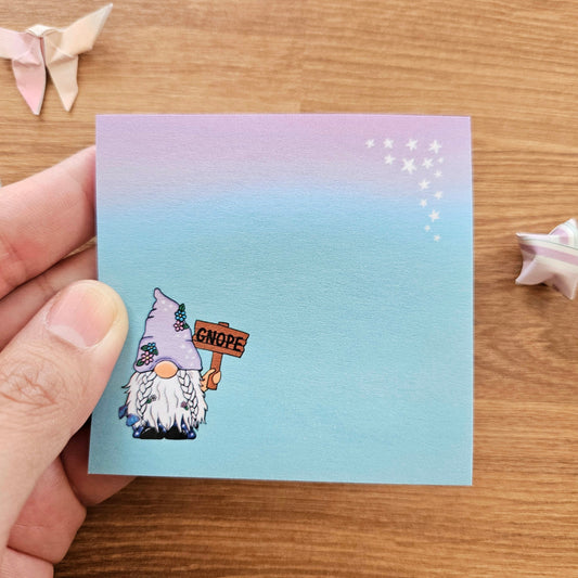 Gnope Gnome Sticky Notes