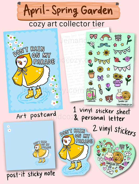 Stationery Mail Club: Cozy Art Collector Tier