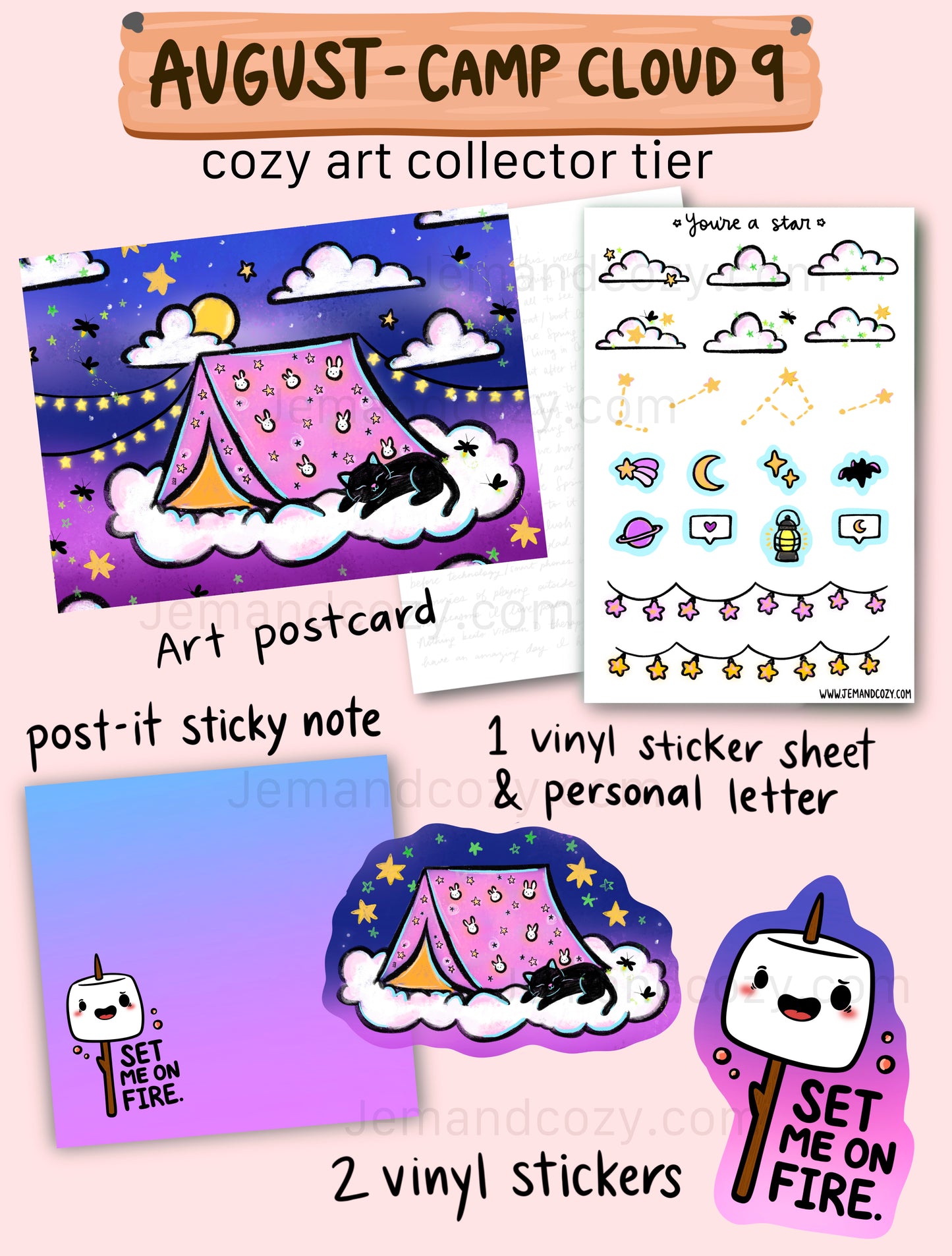 Stationery Mail Club: Cozy Art Collector Tier