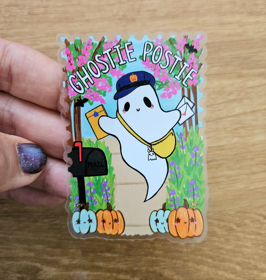 Ghostie Postie Vinyl Sticker