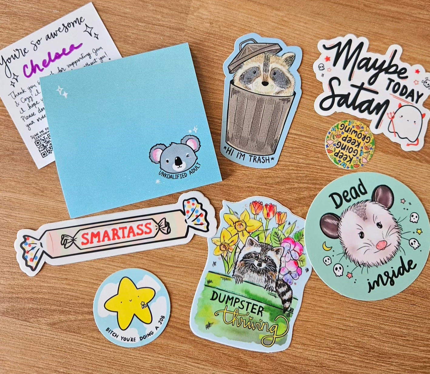 Dumpster Thriving Vinyl Sticker