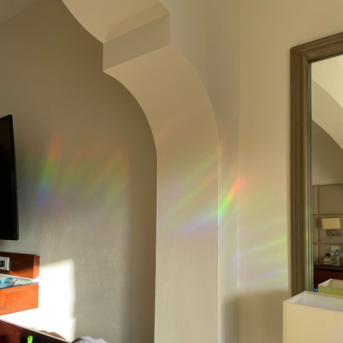 Anti Depresso Espresso Rainbow Decal Suncatcher