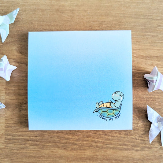 Trying My Best TURTLE Sticky Notes