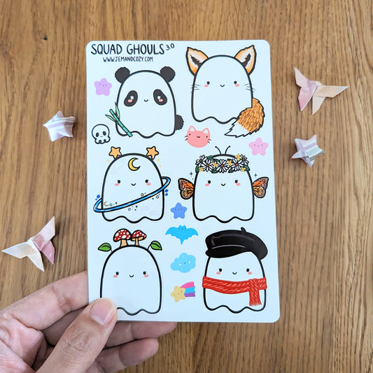 Squad Ghouls 3.0 Sticker Sheet (4x6")