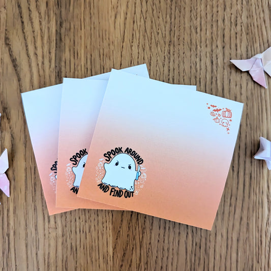 Spook Around And Find Out Sticky Notes