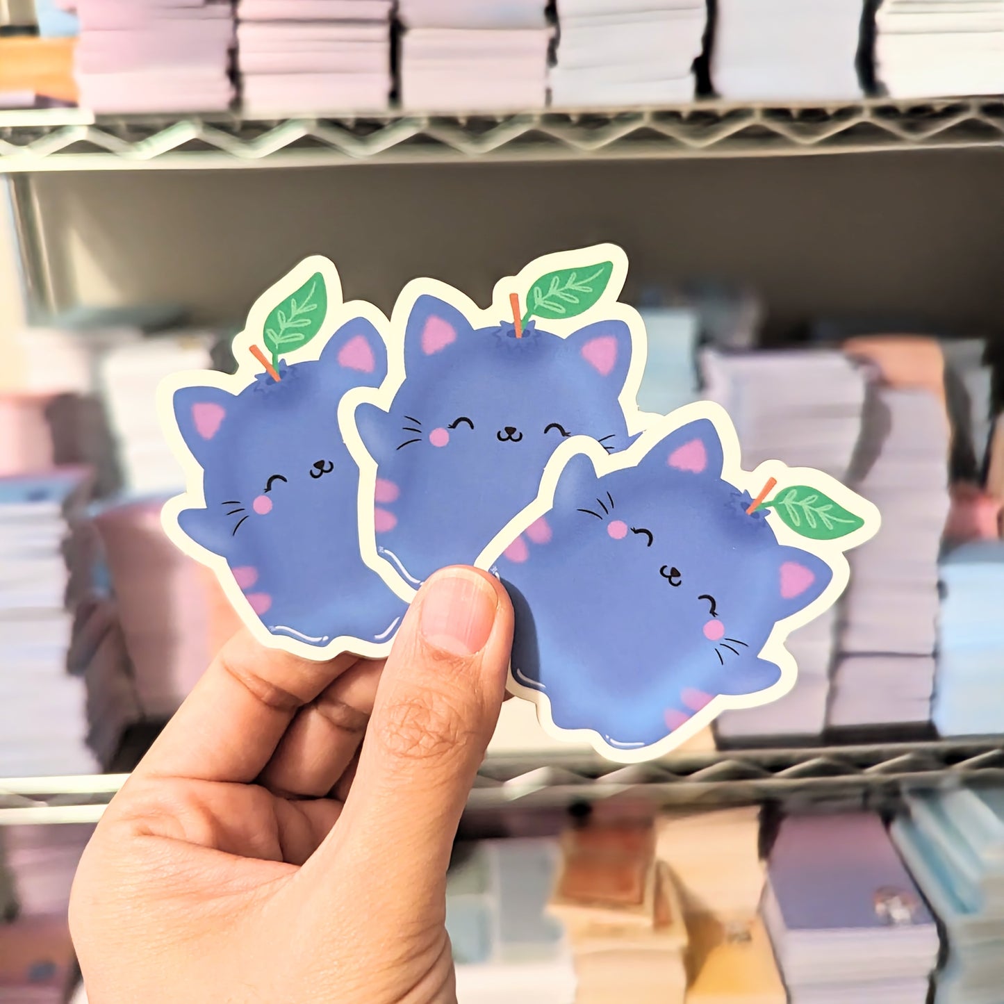 Booberry Kitty Vinyl Sticker