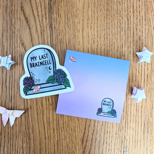 My Last Braincell Sticky Notes