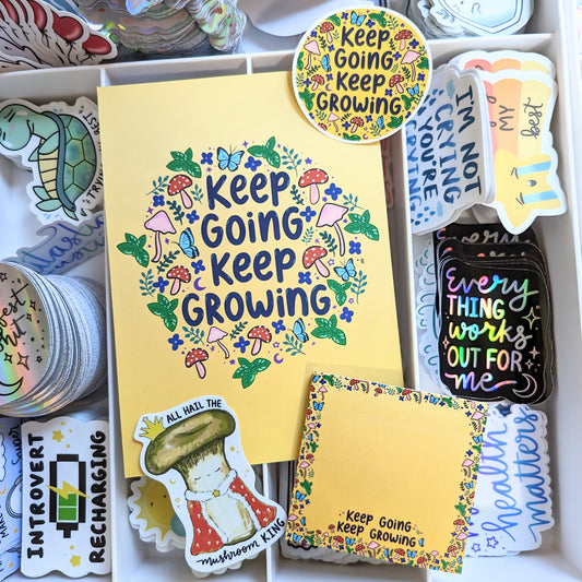 Keep Going Keep Growing Print (5x7")