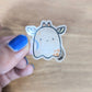Invisible Ghosties Clear Vinyl Sticker Sheet (5x7")