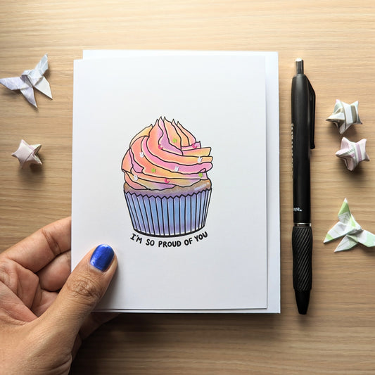 I'm So Proud Of You Blank Greeting Card