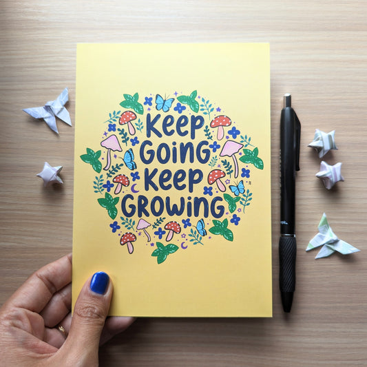 Keep Going Keep Growing Print (5x7")