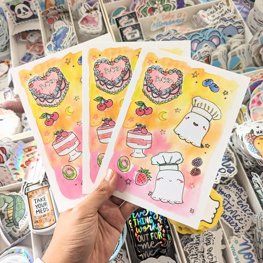 Pastry Ghouls Print(5x7")