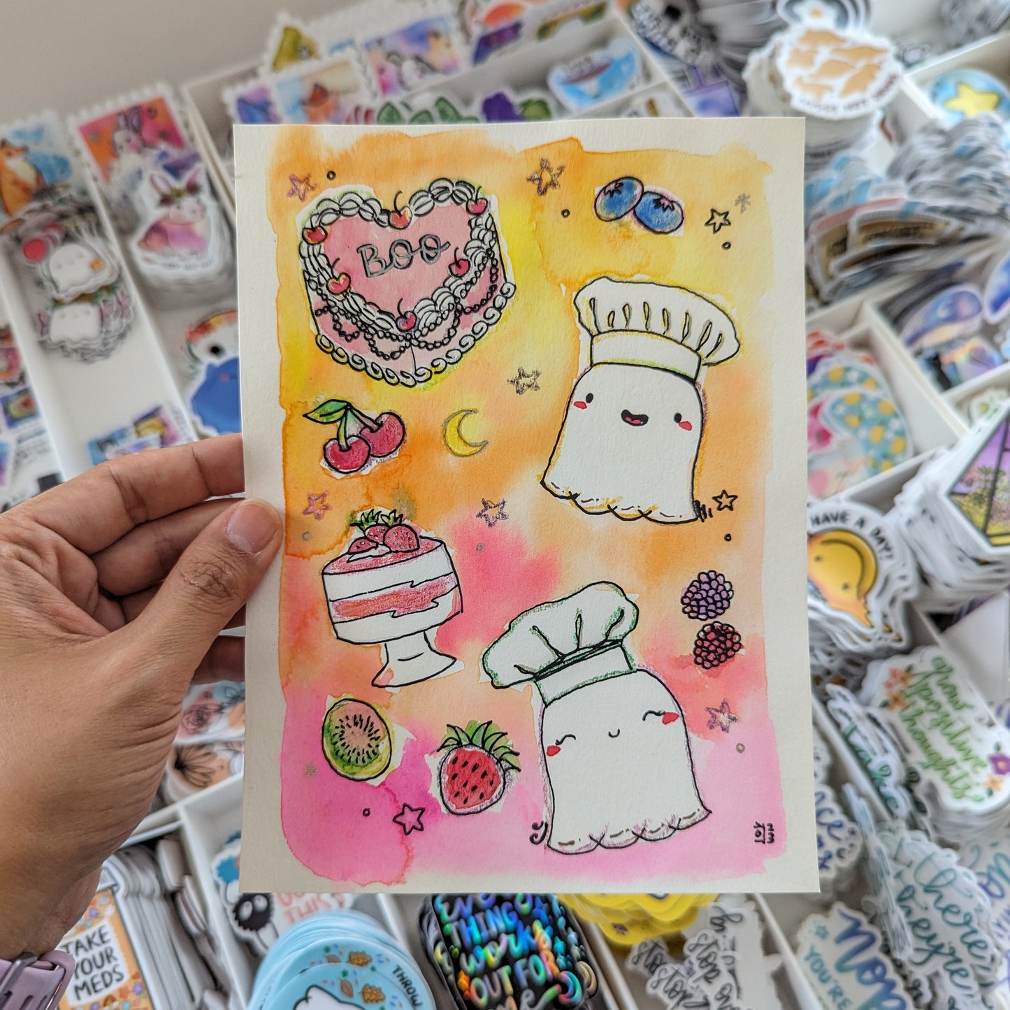 Pastry Ghouls Original Art