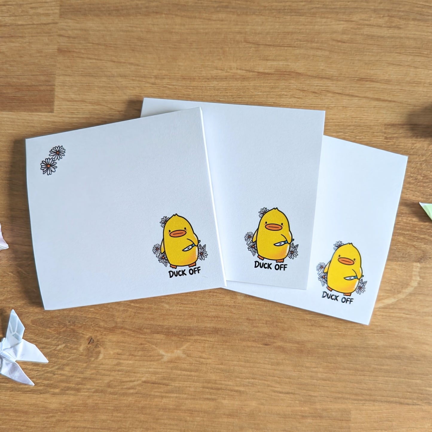 Duck Off Sticky Notes
