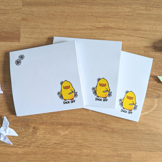 Duck Off Sticky Notes