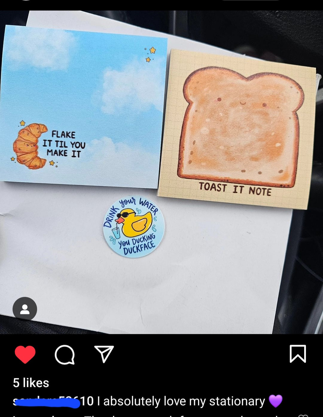 Flake It Til You Make It Sticky Notes