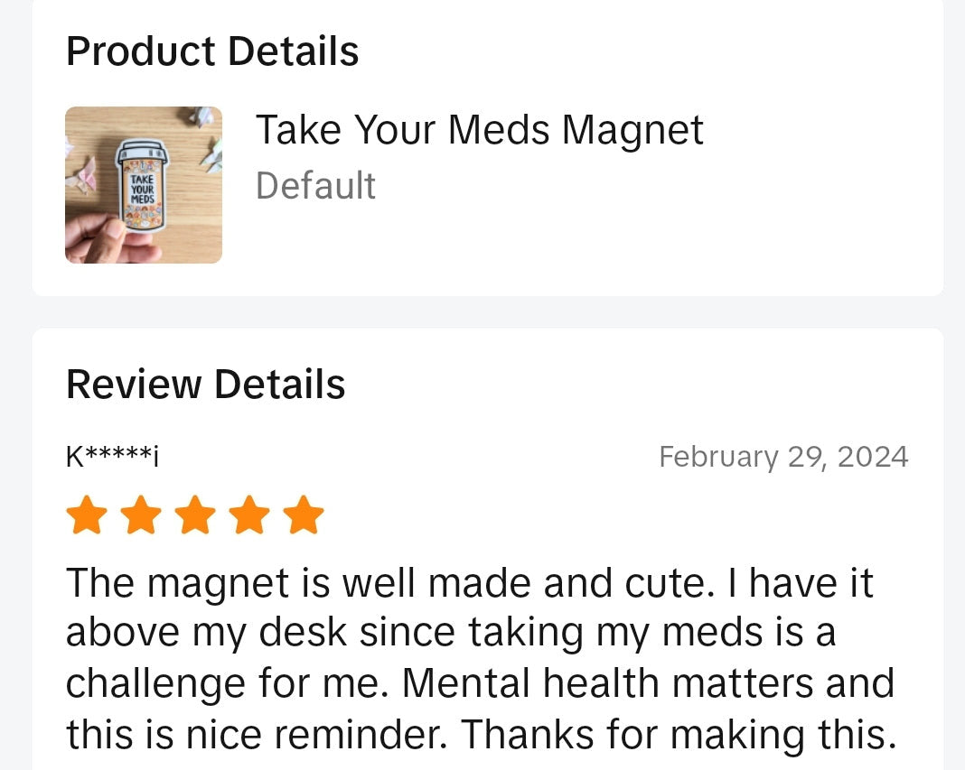 MAGNET: Take Your Meds Magnet