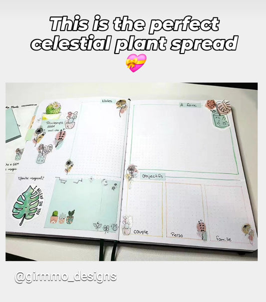 LAST CHANCE Celestial Monstera Vinyl Sticker