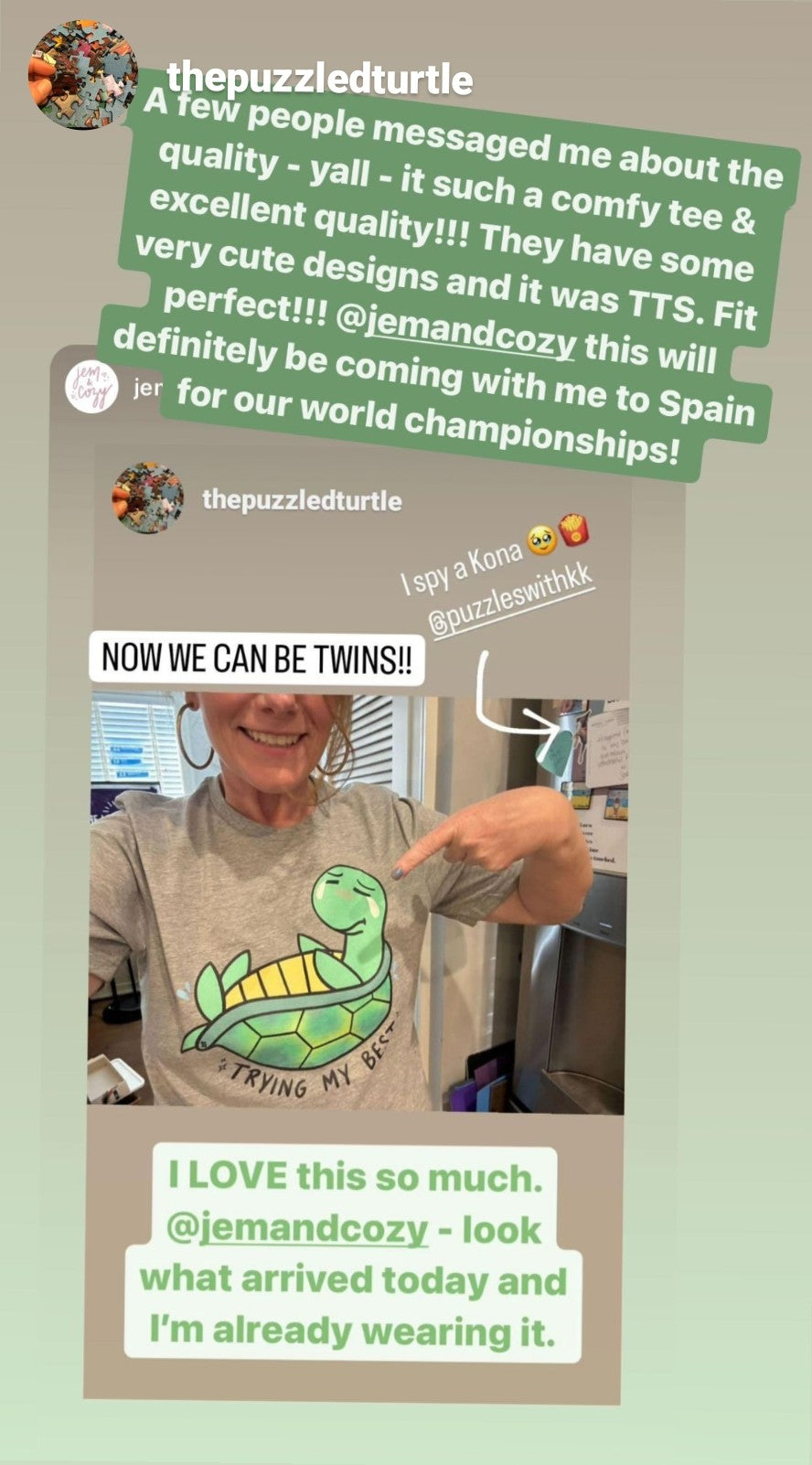 Trying My Best Turtle Unisex T-shirt