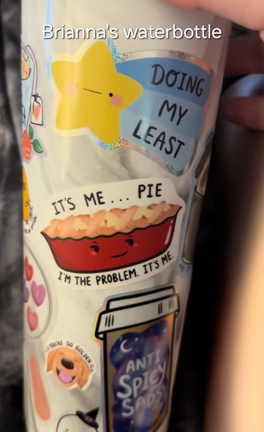 It's Me Pie Vinyl Sticker