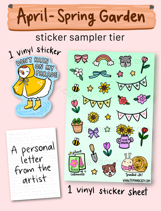 Stationery Mail Club: Sticker Sampler Tier