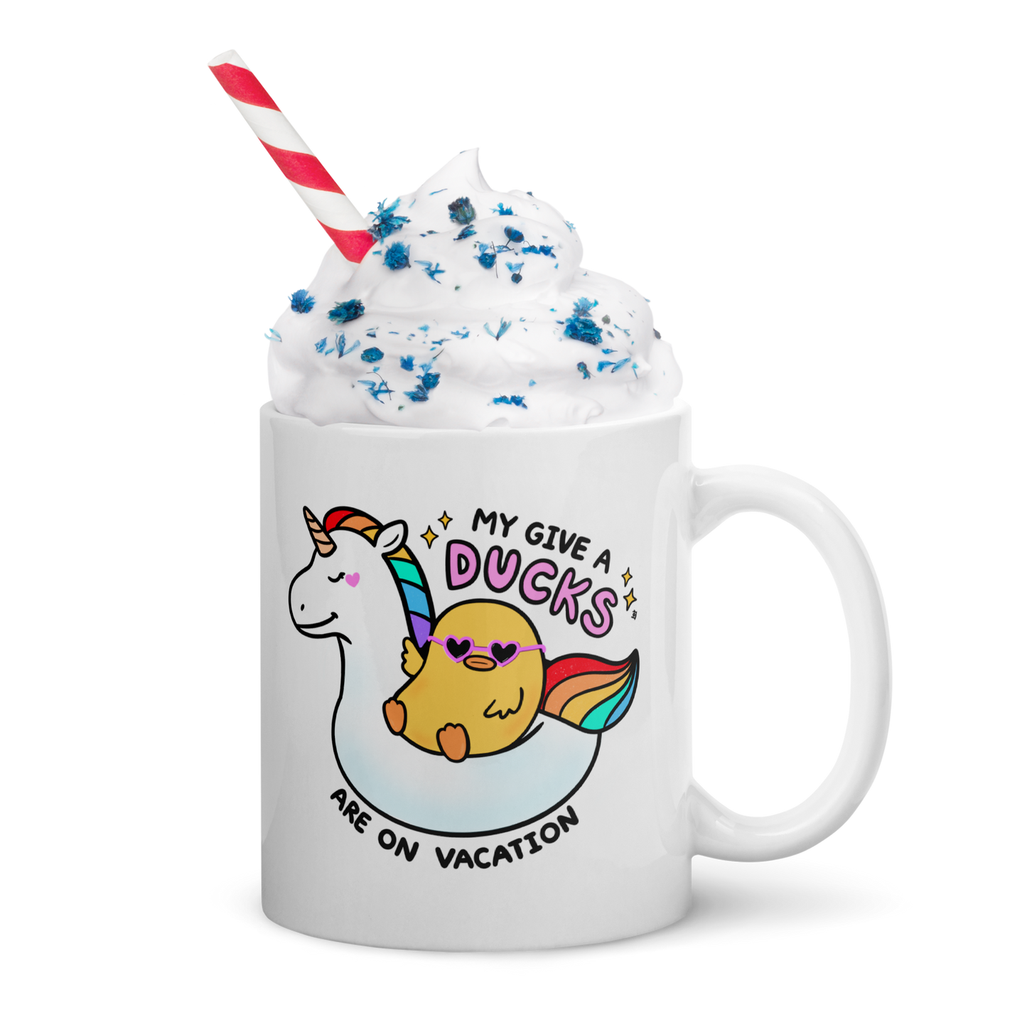 My Give a Ducks Are on Vacation Mug