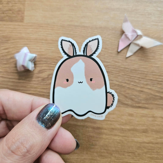 Bunny Ghostie Vinyl Sticker