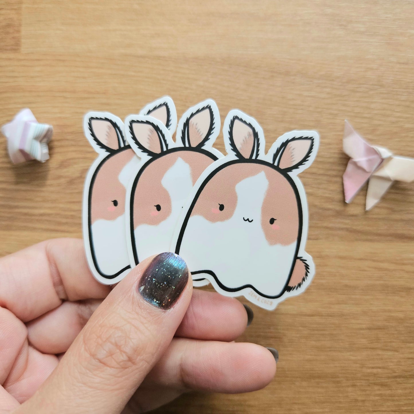 Bunny Ghostie Vinyl Sticker