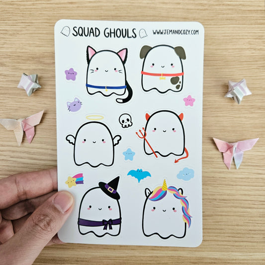 Original Squad Ghouls Sticker Sheet (4x6")