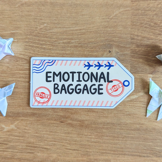 Emotional Baggage Vinyl Sticker