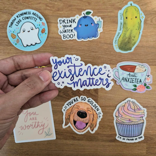 Encouraging Vinyl Sticker BUNDLE (Set of 9)