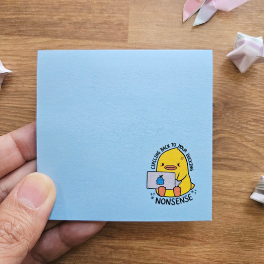 Circling Back to Your Ducking Nonsense Sticky Notes
