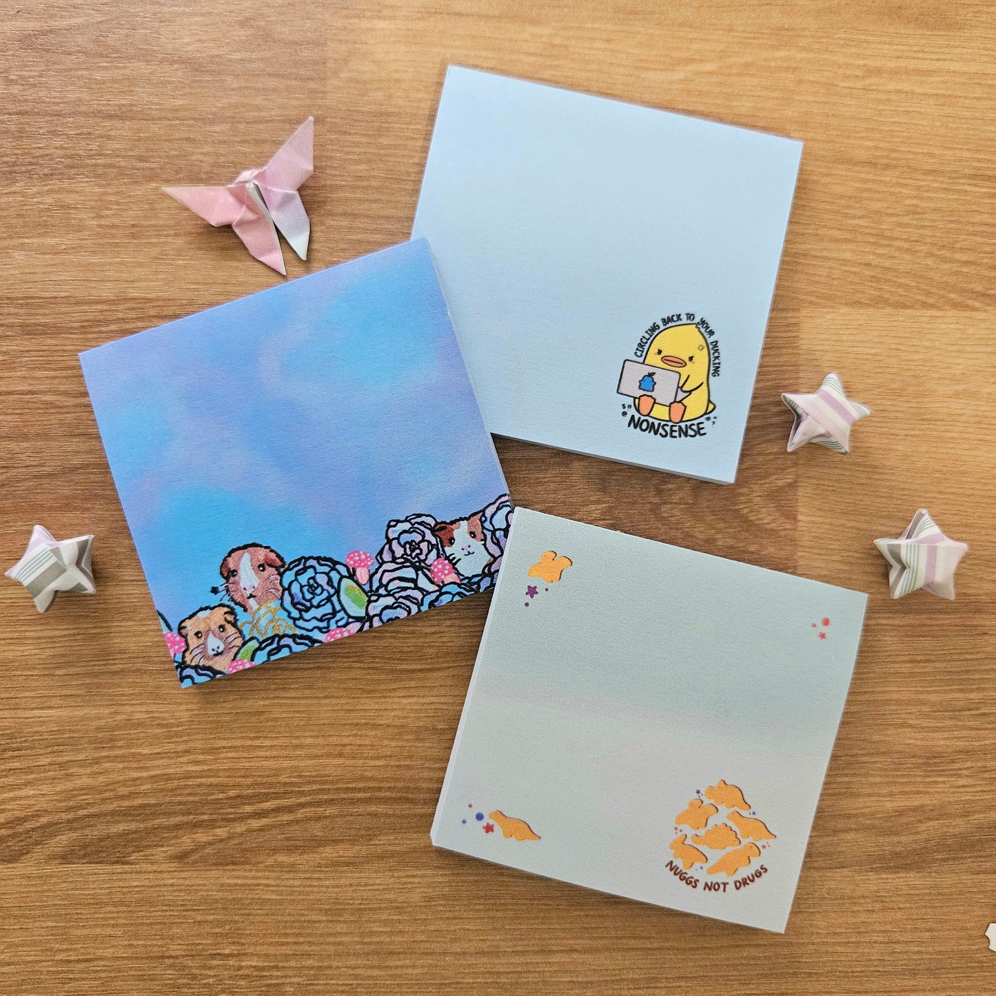 Guinea Pig Garden Sticky Notes