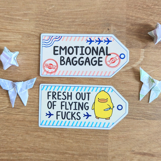Emotional Baggage Vinyl Sticker