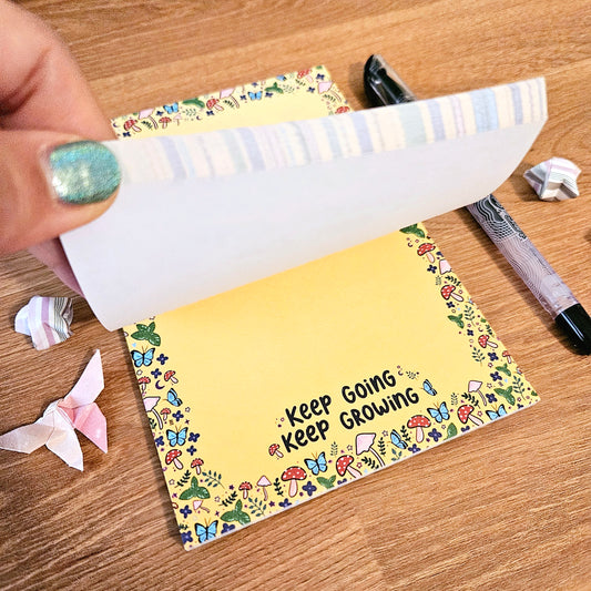 Keep Going Keep Growing Notepad