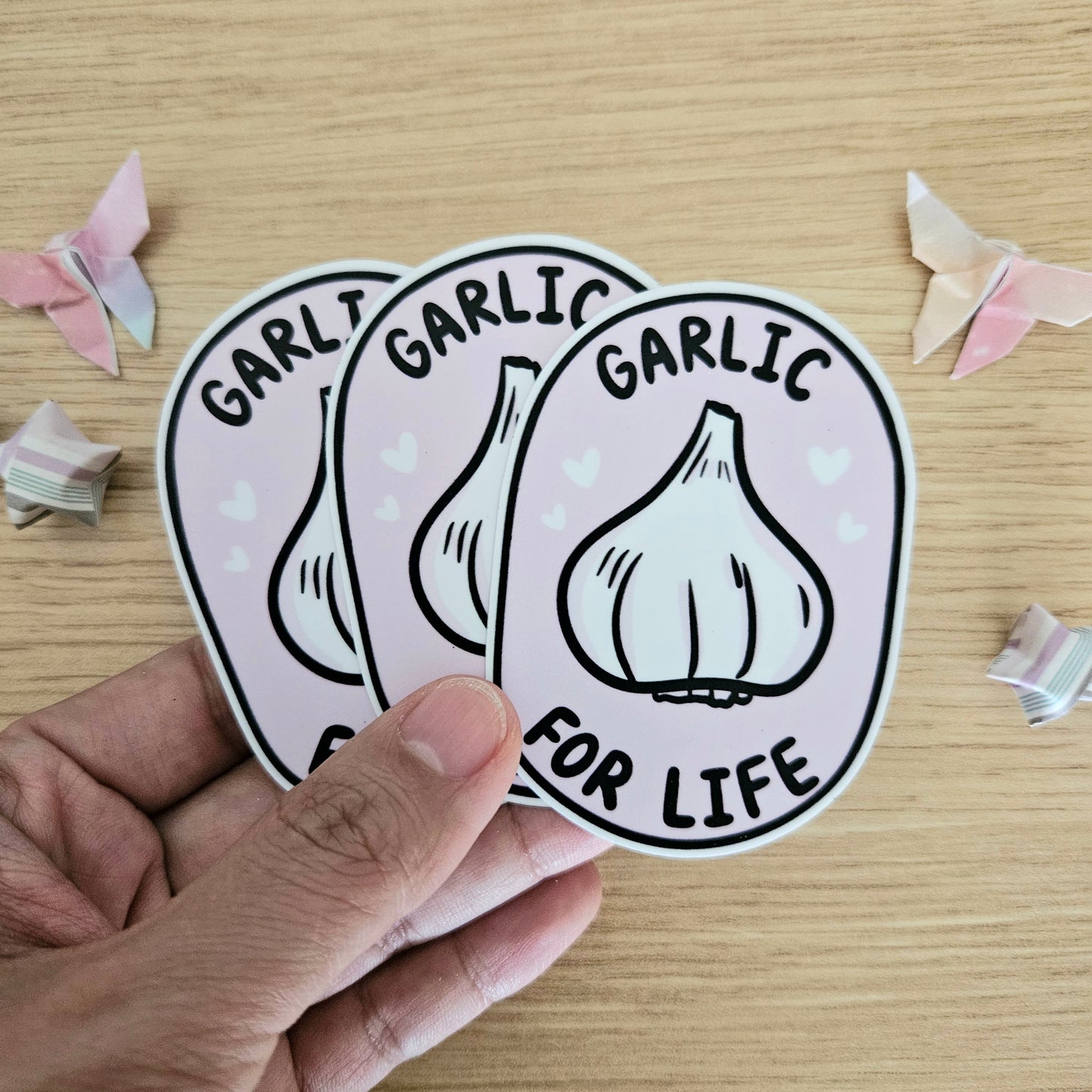 Garlic for Life Fruit Label Vinyl Sticker