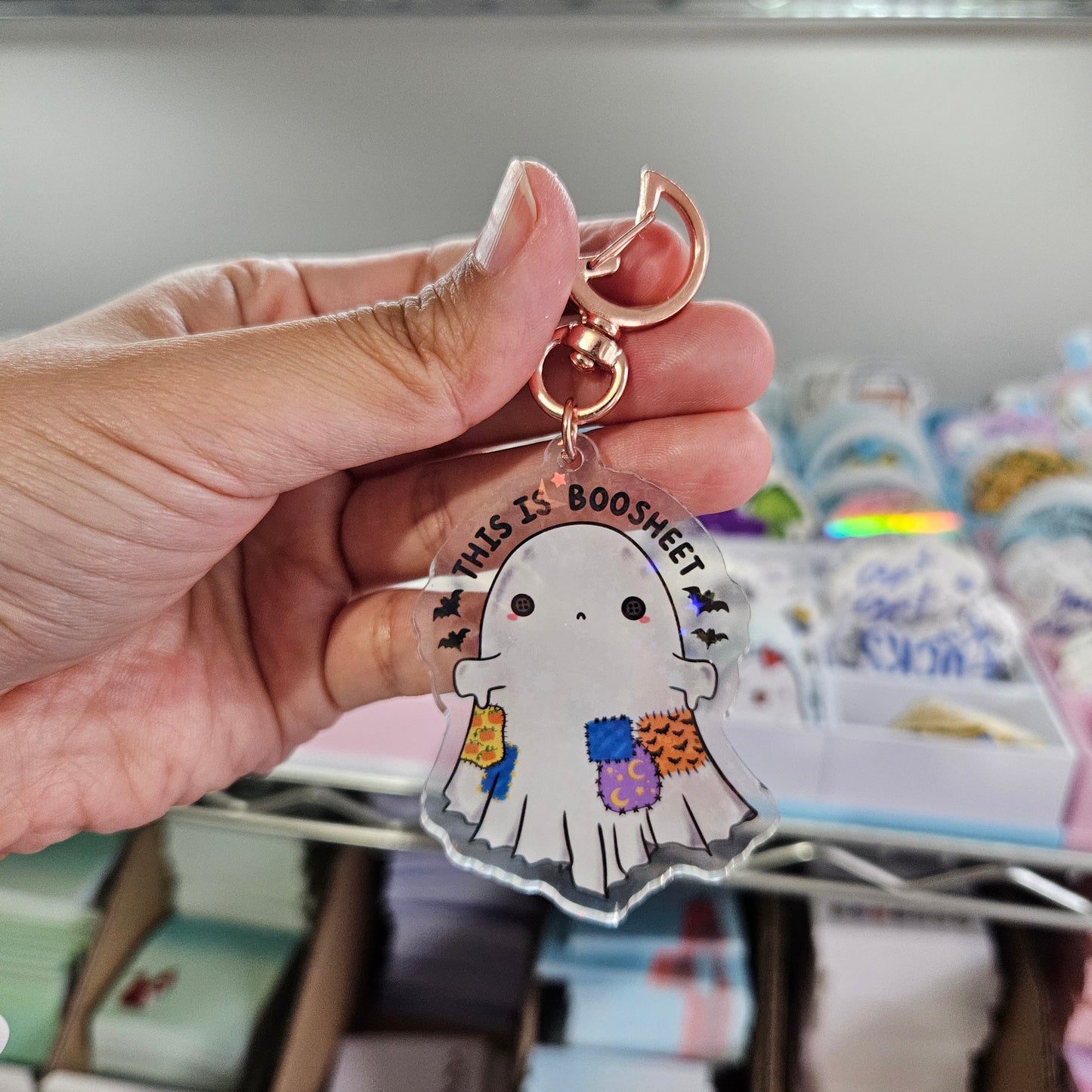This is Boosheet Keychain