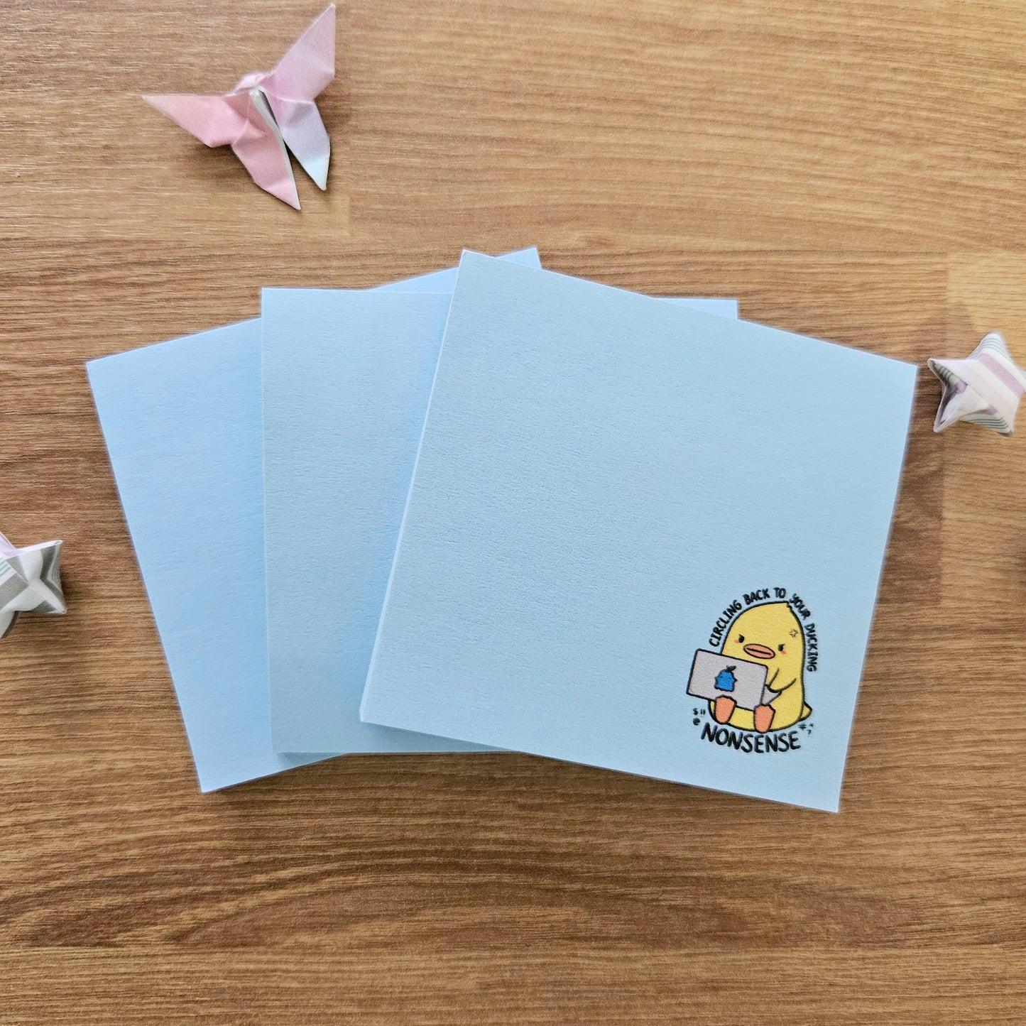 Circling Back to Your Ducking Nonsense Sticky Notes