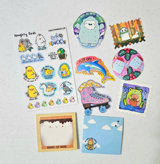 Mystery Discounted Sticky Note and Sticker Bundle