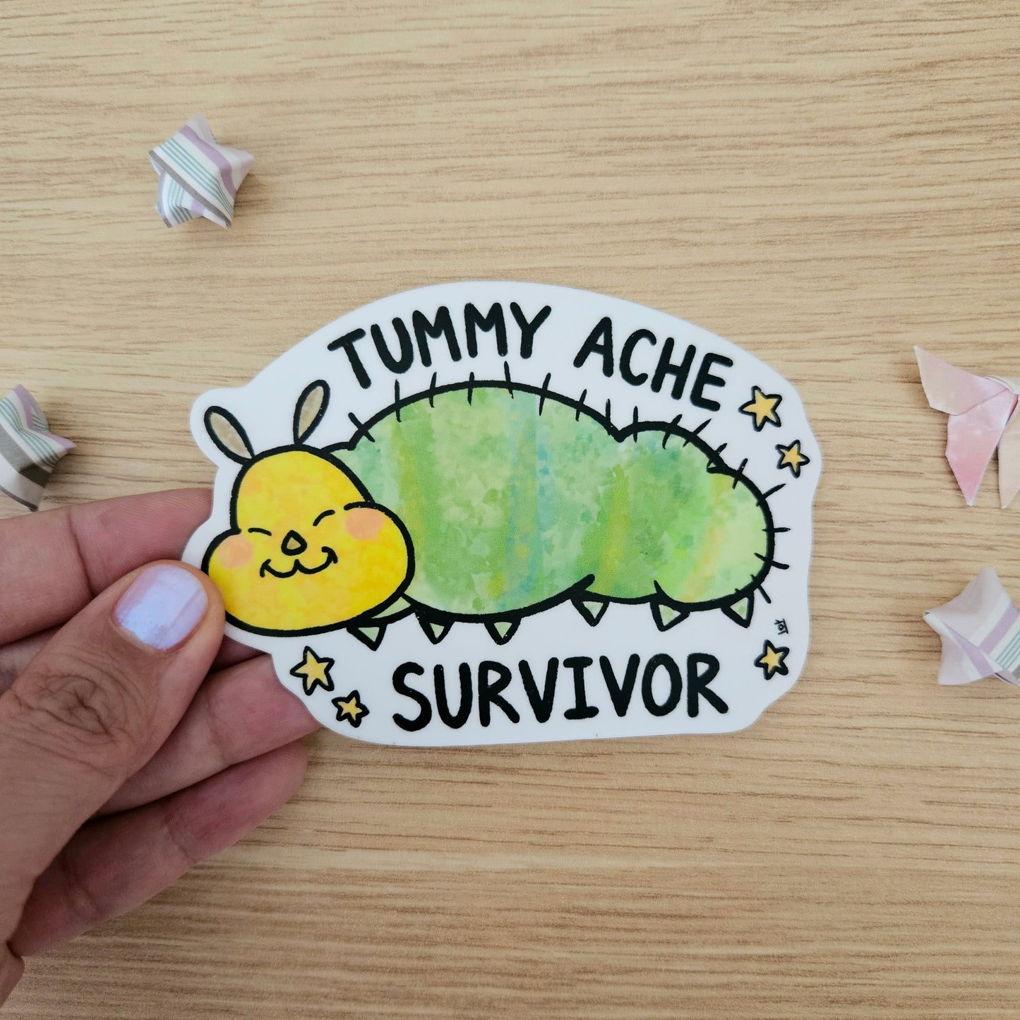 Tummy Ache Survivor Vinyl Sticker