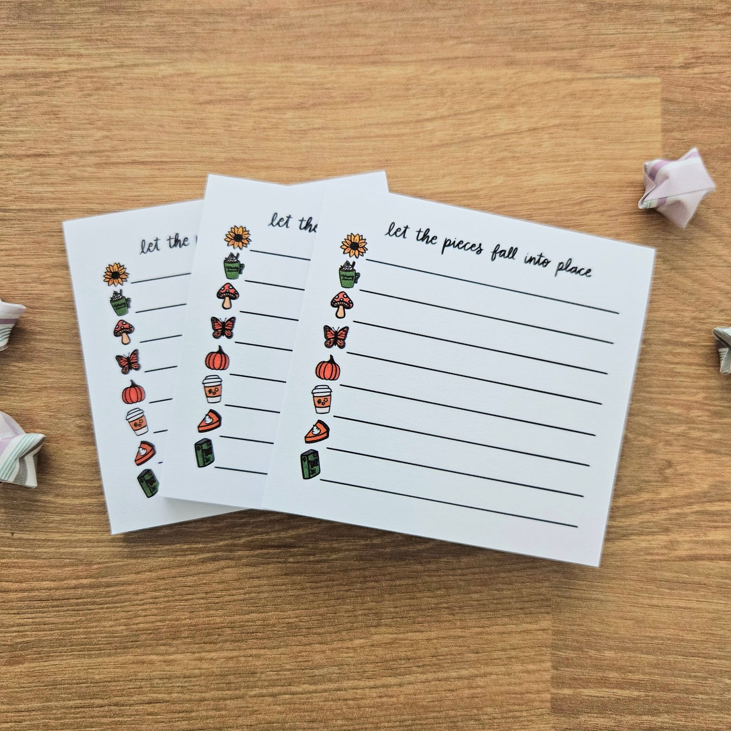 Let the Pieces Fall into Place Sticky Notes