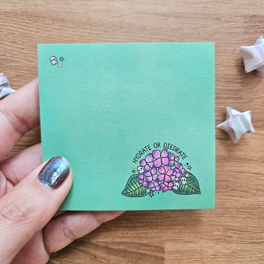 Hydrate or Diedrate Sticky Notes