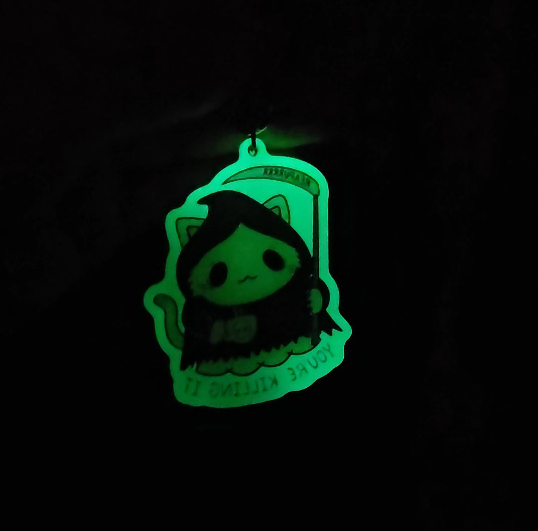 You're Killing It Reapurrrr Glow in the Dark Keychain