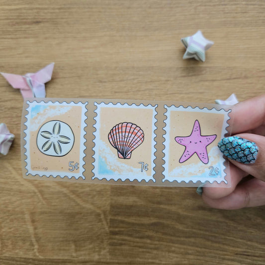 Salt Air Stamps Clear Vinyl Sticker