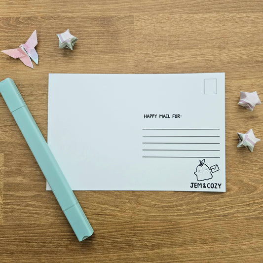 Salt Air Stamps Post Card Art Print(4x6")